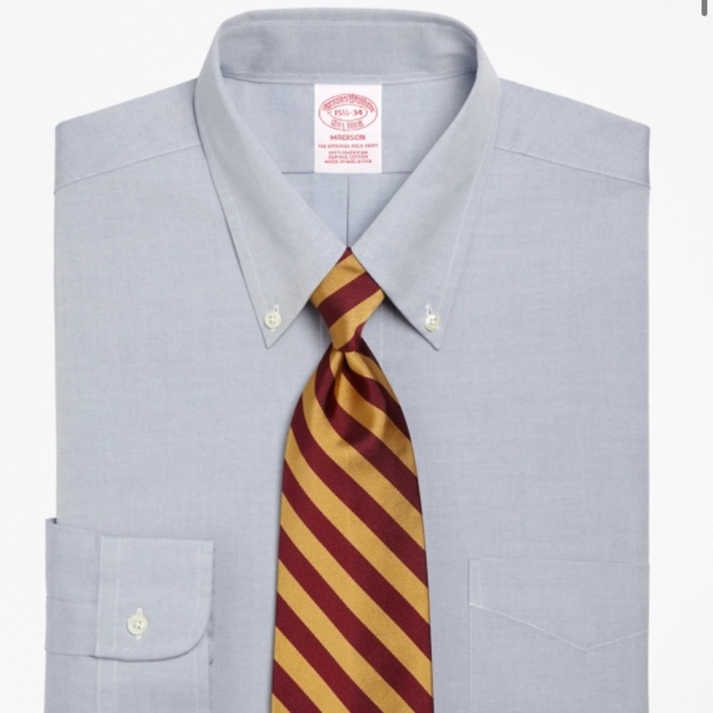 Brooks Brothers Madison Blue Button Down - Picture 2 of 7